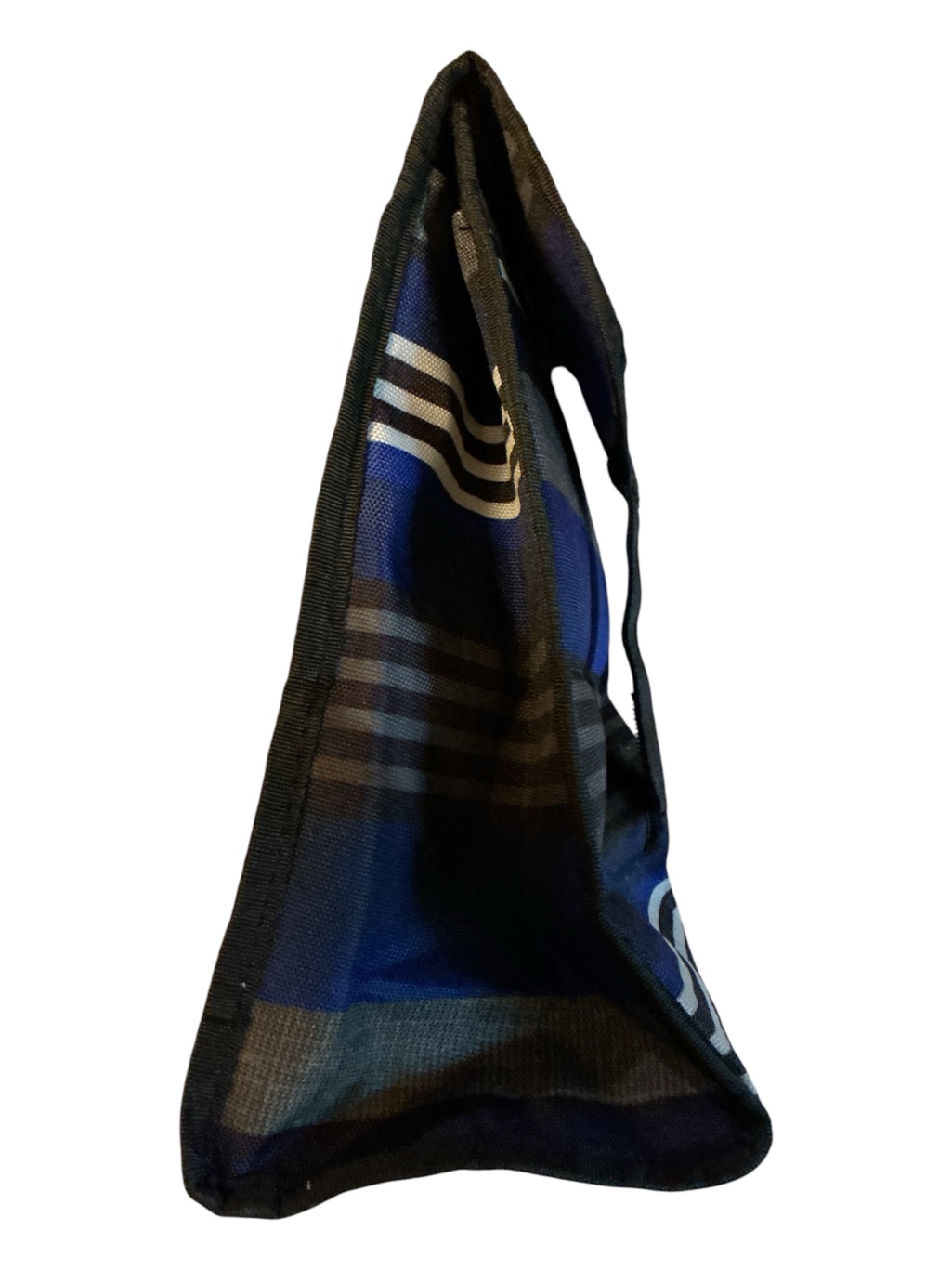 Blue And Black Striped Insulated Lunch Bag — image 4 of 8